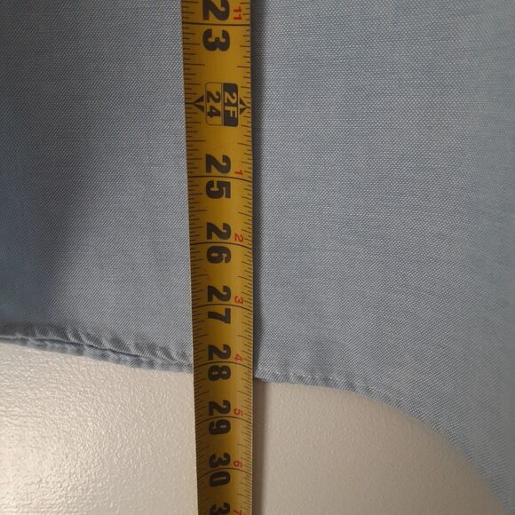 Vtg Roper Mens 18 Pearl Snap Blue Long Sleeve Shirt Made USA Western Cowboy - Picture 9 of 9